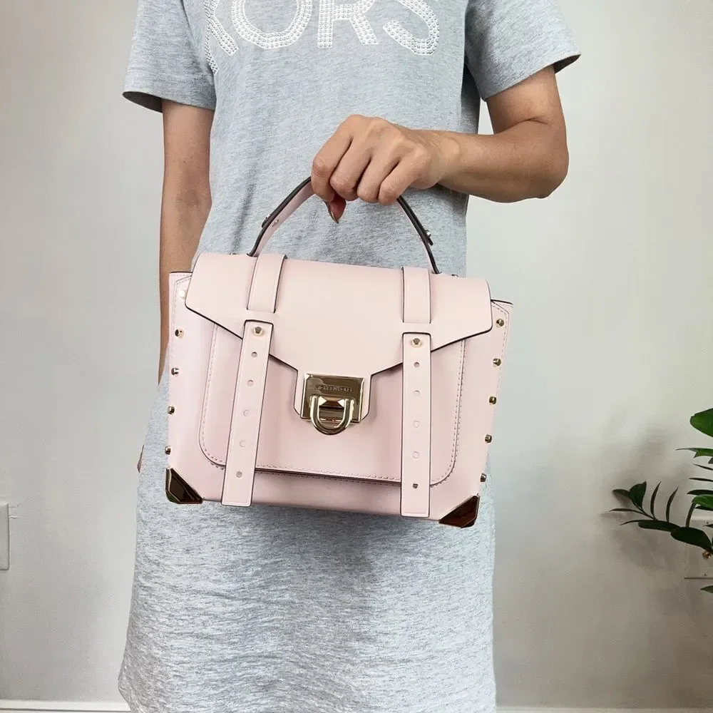 NWT MICHAEL KORS Manhattan‎ Medium Leather Satchel Bag